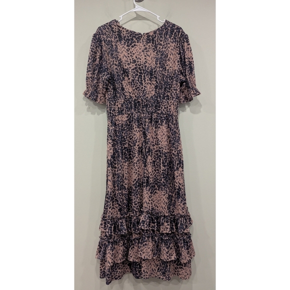 Anthropologie Hutch Adelia Ruffled Midi Dress Size Large - Picture 4 of 9